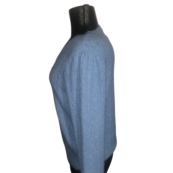 Joie Baby Blue V Neck Sweater S - Picture 5 of 7